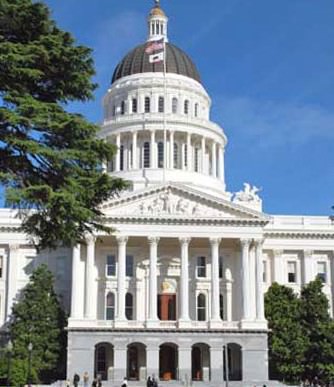 an image of the California State Capitol Building